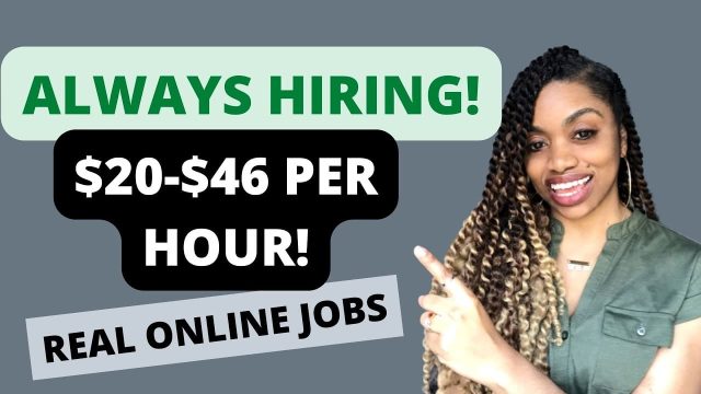 6 Non Phone Work From Home Jobs ALWAYS HIRING 2022! Up To $46 Hourly!