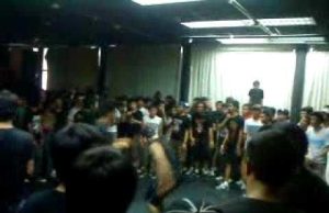 HXC 2-steppin' @ Parkway Drive gig in Kuala Lumpur, Malaysia
