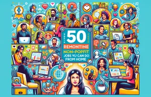 50 Rewarding Remote Non-Profit Jobs You Can Do From Home