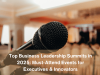 Top Executive Summits in 2025: Where Business Leaders Shape the Future Executive networking and digital transformation insights | Work Congress 2025
