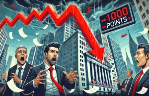 Dow Plunges 1,000 Points as Investors Finally Realize Tariffs Might Not Be Great for Business