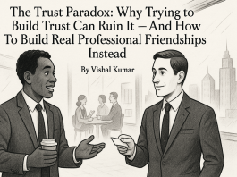 The Trust Paradox: Why Trying to Build Trust Can Ruin It — And How To Build Real Professional Friendships Instead