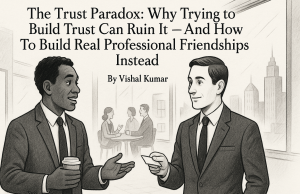 The Trust Paradox: Why Trying to Build Trust Can Ruin It — And How To Build Real Professional Friendships Instead The Trust Paradox: Why Trying to Build Trust Can Ruin It — And How To Build Real Professional Friendships Instead