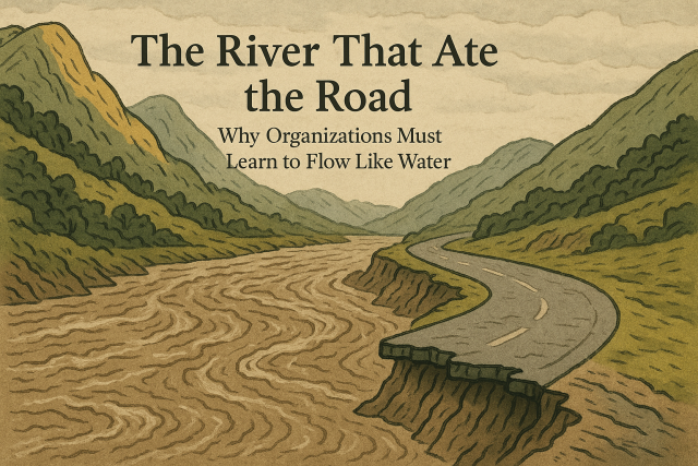 The River That Ate the Road: Why Organizations Must Learn to Flow Like Water
