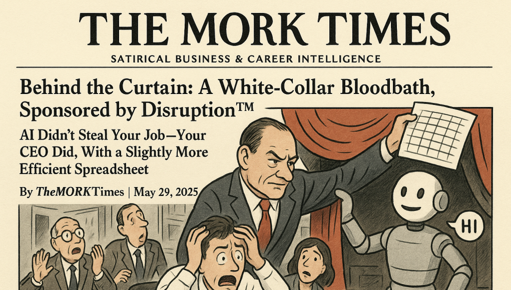 Behind the Curtain: A White-Collar Bloodbath, Sponsored by Disruption™