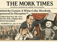 Behind the Curtain: A White-Collar Bloodbath, Sponsored by Disruption™ Behind the Curtain: A White-Collar Bloodbath, Sponsored by Disruption™