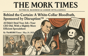 Behind the Curtain: A White-Collar Bloodbath, Sponsored by Disruption™ Behind the Curtain: A White-Collar Bloodbath, Sponsored by Disruption™
