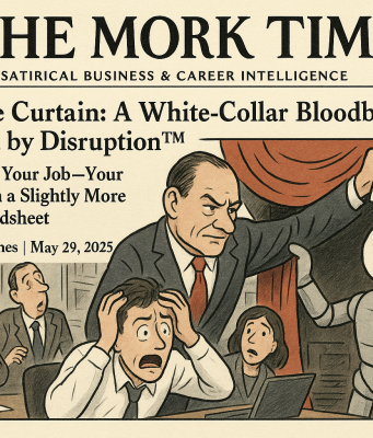 Behind the Curtain: A White-Collar Bloodbath, Sponsored by Disruption™ Behind the Curtain: A White-Collar Bloodbath, Sponsored by Disruption™