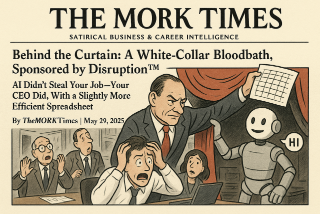 Behind the Curtain: A White-Collar Bloodbath, Sponsored by Disruption™