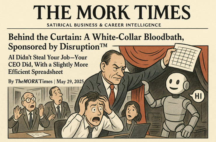 Behind the Curtain: A White-Collar Bloodbath, Sponsored by Disruption™