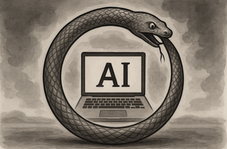 The Ouroboros of Intelligence: AI's Unfolding Crisis of Collapse