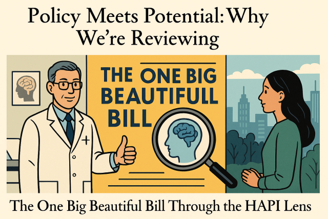 Policy Meets Potential: Why We’re Reviewing The One Big Beautiful Bill Through the HAPI Lens