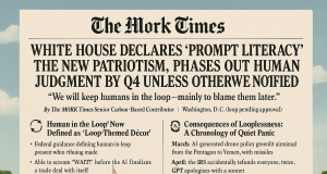White House Declares ‘Prompt Literacy’ the New Patriotism, Phases Out Human Judgment by Q4 Unless Otherwise Notified