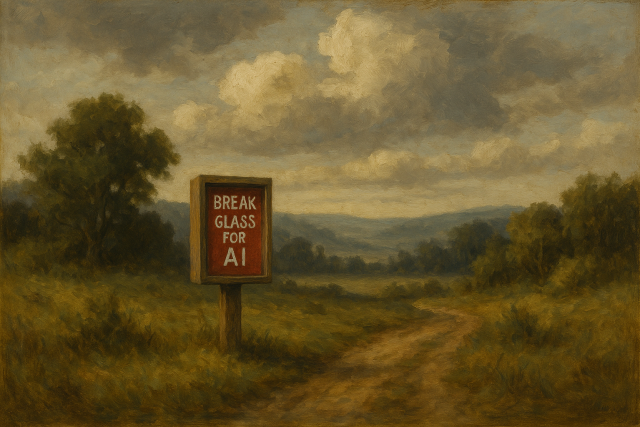 Why Every Organization Needs a “Break Glass” Plan for Artificial Intelligence