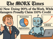 AI Now Doing 90% of the Work, While Managers Proudly Claim 110% Credit