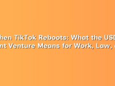 When TikTok Reboots: What the USDS Joint Venture Means for Work, Law, and the Creative Economy
