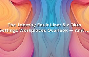 The Identity Fault Line: Six Okta Settings Workplaces Overlook — And How to Close the Gap