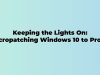 Keeping the Lights On: Micropatching Windows 10 to Protect Workplaces After Support Ended