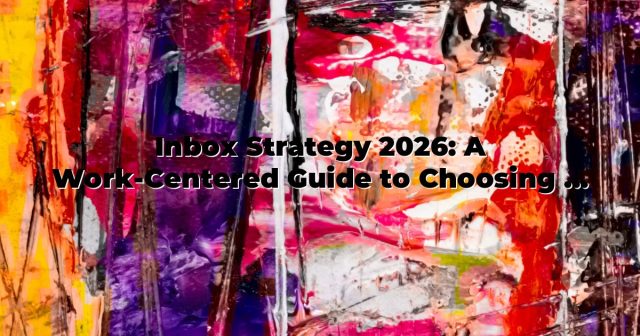 Inbox Strategy 2026: A Work-Centered Guide to Choosing Newsletter Platforms for Growth, Delivery, and Revenue