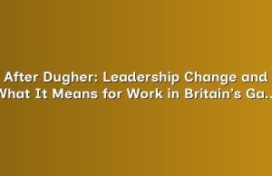 After Dugher: Leadership Change and What It Means for Work in Britain’s Gambling Industry