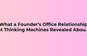 What a Founder’s Office Relationship at Thinking Machines Revealed About Governance and Trust